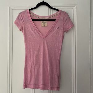 XS Hollister deep V tshirt
